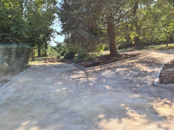 Aménagement chemin d'accès Tournon-sur-Rhône