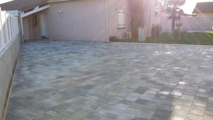 Pavage de cour Tournon-sur-Rhône